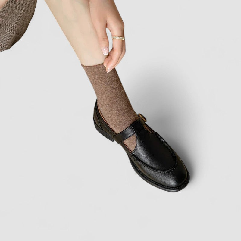 Avery | Chaussures Orthopédiques Mary Jane à Bout Carré