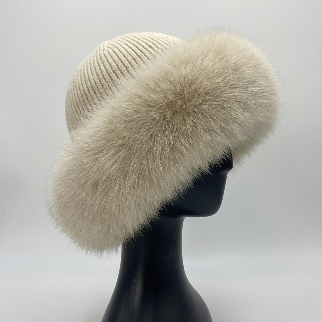 Celeste | Tuque En Fourrure De Renard