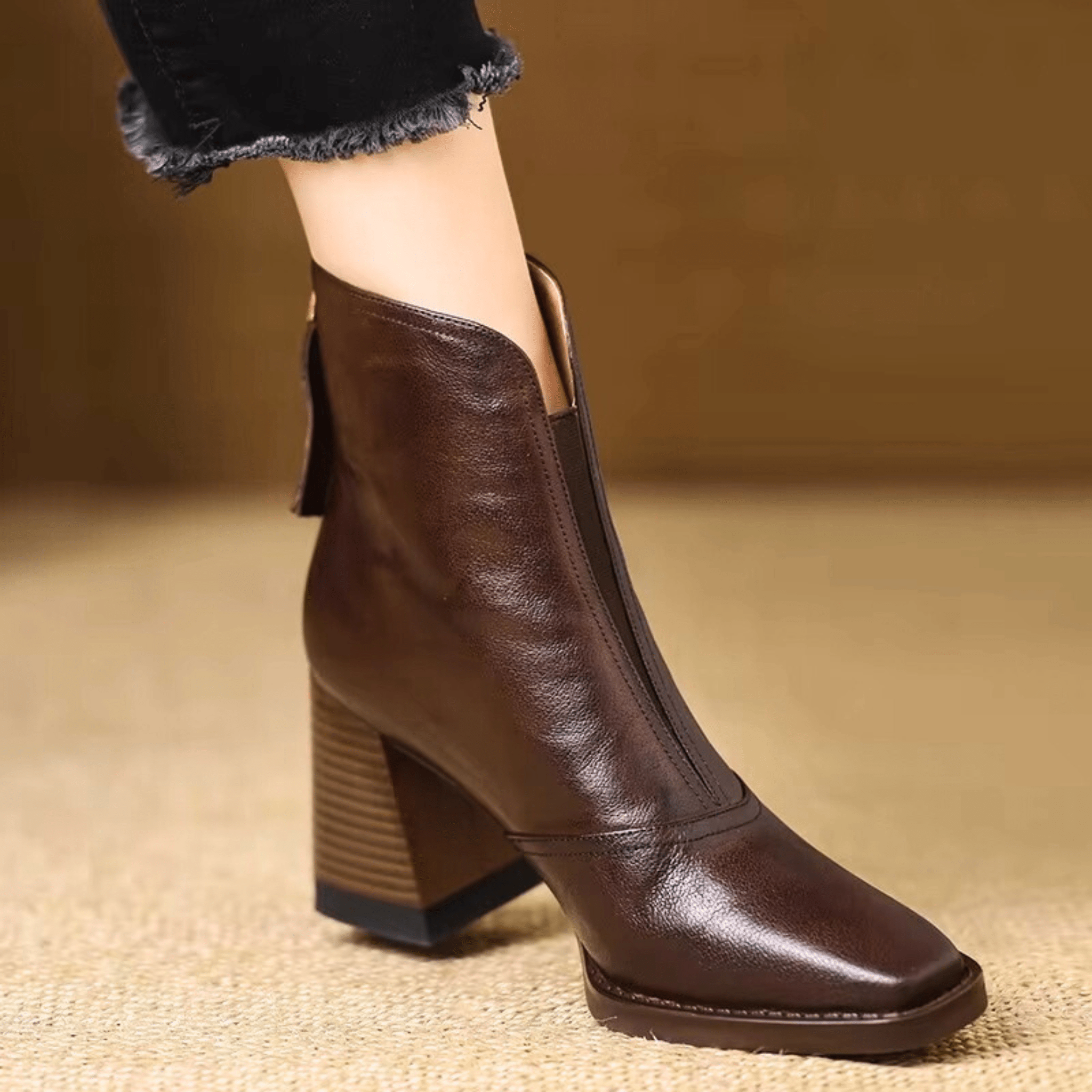 Rosalie | Bottines de Luxe à Talon Moyen